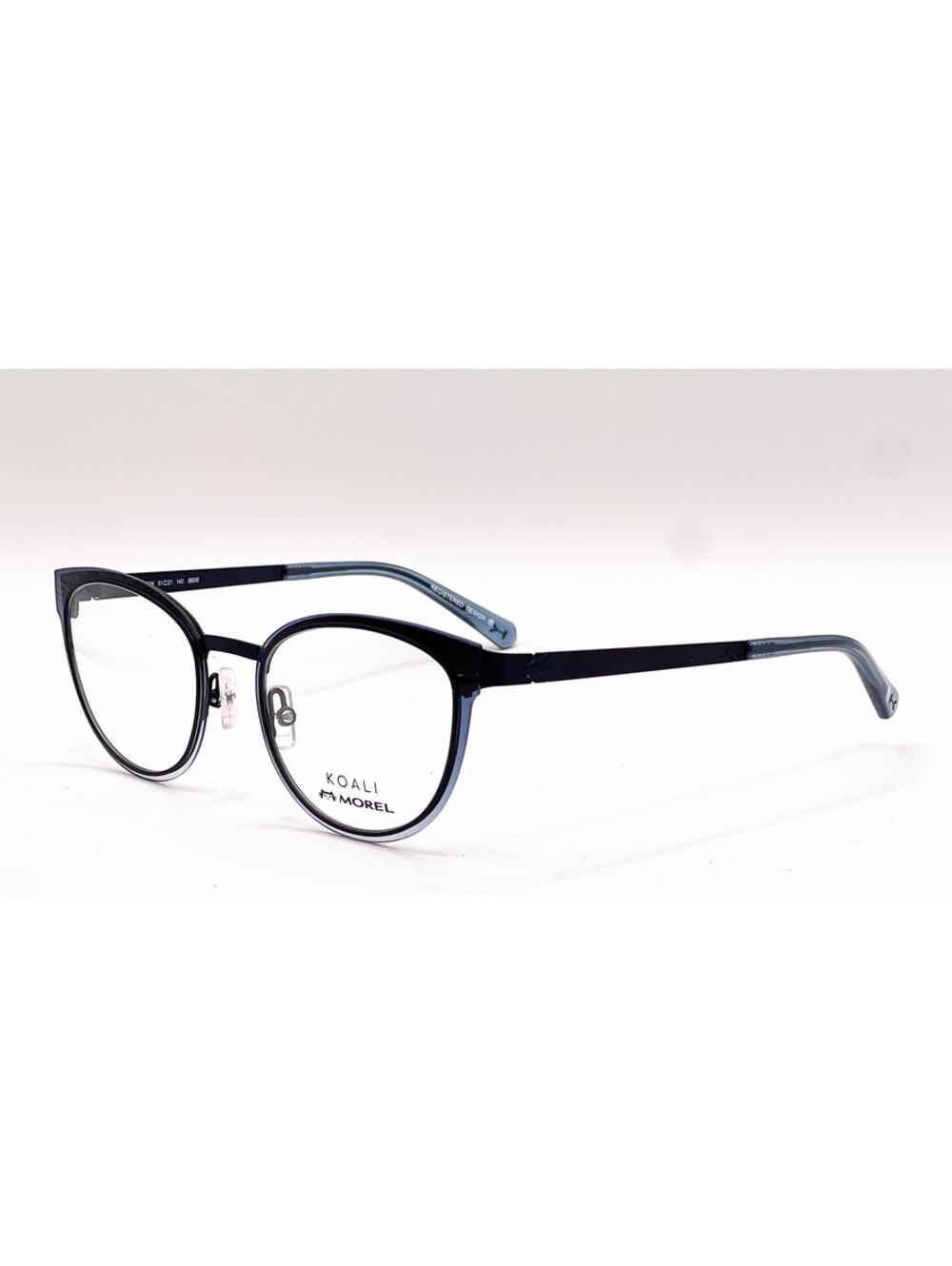 Morel 20052K BB06 Blue Rectangle Authentic Eyeglass Frames 51-21-140